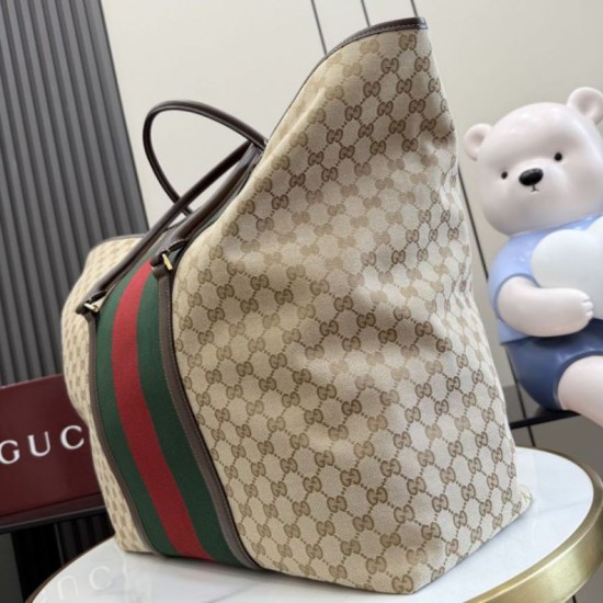 Replica Borsa 1:1 da viaggio Gucci 874979 GG marrone Imitazione Imitazioni Replica perfette Borsa 1:1 da viaggio Gucci 874979 GG marrone Imitazione