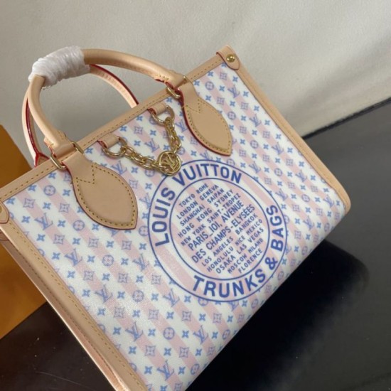 Replica Borsa tote LV Stamp OnTheGo M29477 Imitazioni Replica perfette Borsa tote LV Stamp OnTheGo M29477