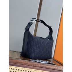 Pochette Dior Jett Dior Oblique jacquard nero Pochette Dior Jett Dior Oblique jacquard nero