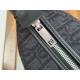 Replica Pochette Dior Jett Dior Oblique jacquard nero Imitazioni Replica perfette Pochette Dior Jett Dior Oblique jacquard nero