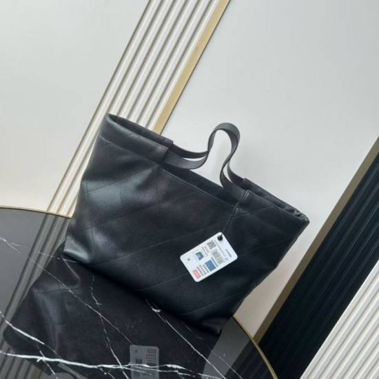 Replica Borse tote Chanel piccola preppy AS6058 Nera Imitazioni Replica perfette Borse tote Chanel piccola preppy AS6058 Nera