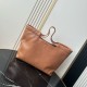 Replica perfette Bora Pari tote Chanel piccola preppy AS6058 Marrone Imitazione