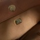Replica perfette Bora Pari tote Chanel piccola preppy AS6058 Marrone Imitazione