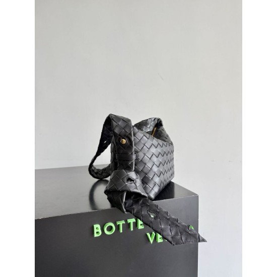 Replica Borsa a spalla Easy Hobo Bottega Veneta Nera Imitazioni Replica perfette Borsa a spalla Easy Hobo Bottega Veneta Nera