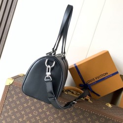 Replica Borsa a mano Louis Vuitton Needle M28000 nera chip a codice variabile 163C Imitazioni Replica perfette Borsa a mano Louis Vuitton Needle M28000 nera chip a codice variabile 163C