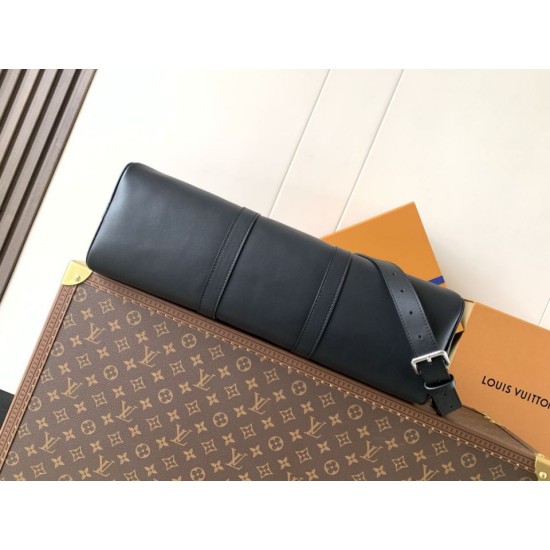 Replica Borsa a mano Louis Vuitton Needle M28000 nera chip a codice variabile 163C Imitazioni Replica perfette Borsa a mano Louis Vuitton Needle M28000 nera chip a codice variabile 163C
