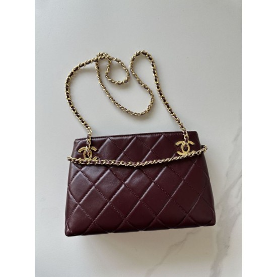 Replica Borse Firmate shopping Chanel AP6338 bordeaux Imitazioni Replica perfette Borse Firmate shopping Chanel AP6338 bordeaux