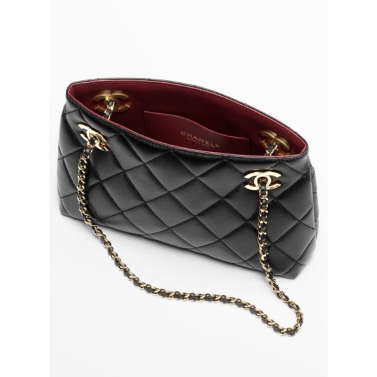 Replica Borsa shopping Chanel AP6338 Nero Imitazioni Replica perfette Borsa shopping Chanel AP6338 Nero