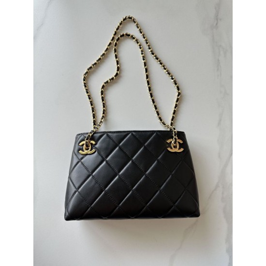 Replica Borsa shopping Chanel AP6338 Nero Imitazioni Replica perfette Borsa shopping Chanel AP6338 Nero
