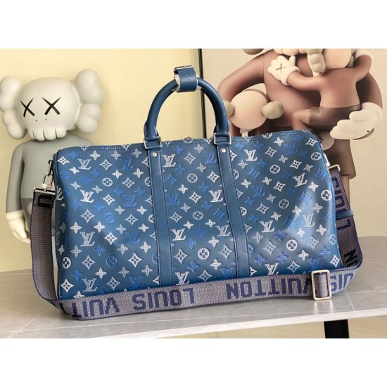 Replica 163c01 chip Borse Louis Vuitton Keepall Bandoulière 50 M28836 Blu Imitazioni Replica perfette 163c01 chip Borse Louis Vuitton Keepall Bandoulière 50 M28836 Blu