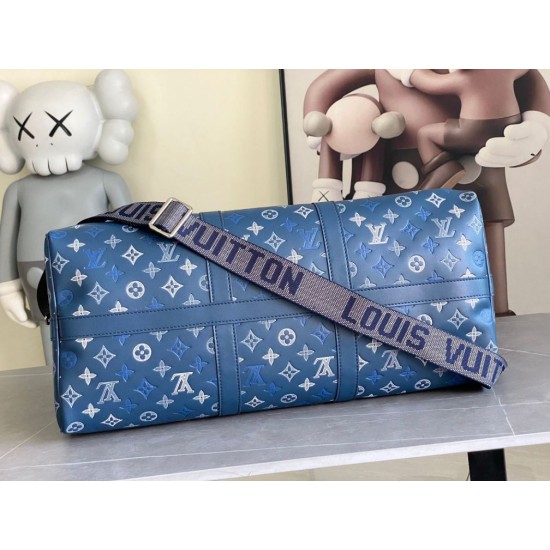 Replica 163c01 chip Borse Louis Vuitton Keepall Bandoulière 50 M28836 Blu Imitazioni Replica perfette 163c01 chip Borse Louis Vuitton Keepall Bandoulière 50 M28836 Blu