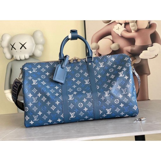 Replica 163c01 chip Borse Louis Vuitton Keepall Bandoulière 50 M28836 Blu Imitazioni Replica perfette 163c01 chip Borse Louis Vuitton Keepall Bandoulière 50 M28836 Blu