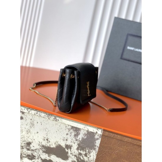 Replica perfette Qualità premium Borse  mini Nolita YSL Saint Laurent Nero
