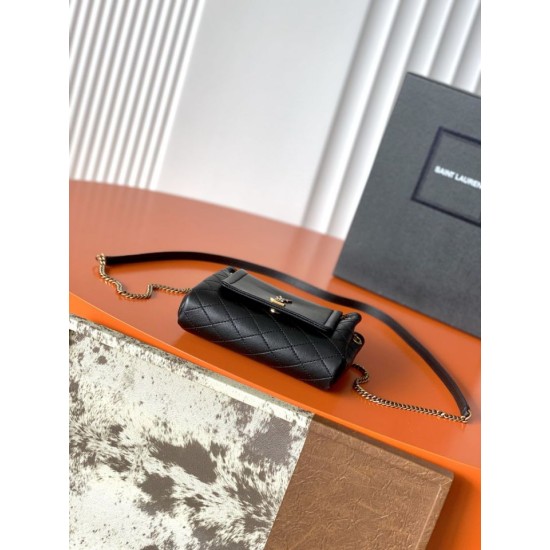 Replica perfette Qualità premium Borse  mini Nolita YSL Saint Laurent Nero