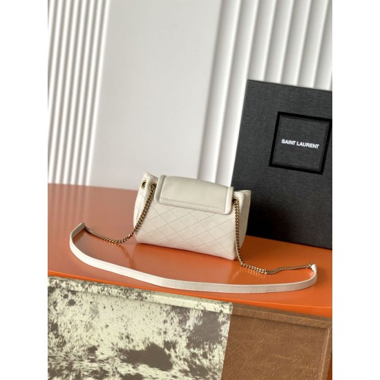 Replica Borse Alta Qualità a tracolla mini Nolita YSL Saint Laurent Beige Imitazioni Replica perfette Borse Alta Qualità a tracolla mini Nolita YSL Saint Laurent Beige