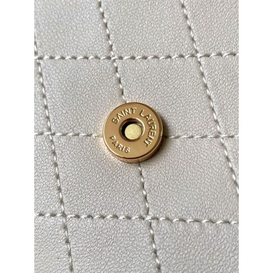 Replica Borse Alta Qualità a tracolla mini Nolita YSL Saint Laurent Beige Imitazioni Replica perfette Borse Alta Qualità a tracolla mini Nolita YSL Saint Laurent Beige