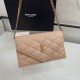 Replica Borsa a catena trapuntata Becky YSL Saint Laurent albicocca Imitazioni Replica perfette Borsa a catena trapuntata Becky YSL Saint Laurent albicocca