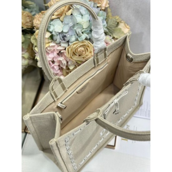 Replica Borsa a mano Dior Piccolo/Medio/Grande Book Tote con nastro albicocca Imitazioni Replica perfette Borsa a mano Dior Piccolo/Medio/Grande Book Tote con nastro albicocca