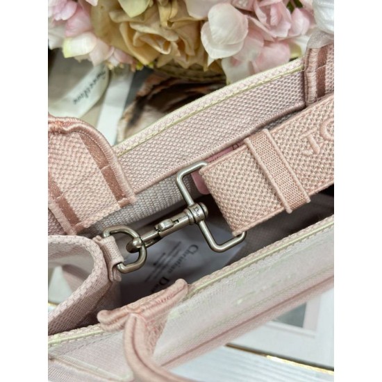Replica Borsa book tote Dior piccola/media/grande rosa con motivo floreale Imitazioni Replica perfette Borsa book tote Dior piccola/media/grande rosa con motivo floreale