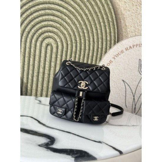 Replica perfette Zaino Chanel 23P Duma AS3860 Nero