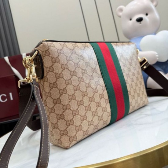 Replica Borsa a tracolla media Gucci GG A002KX albicocca cristallo Imitazioni Replica perfette Borsa a tracolla media Gucci GG A002KX albicocca cristallo