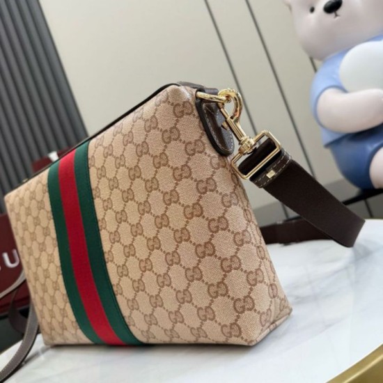 Replica Borsa a tracolla media Gucci GG A002KX albicocca cristallo Imitazioni Replica perfette Borsa a tracolla media Gucci GG A002KX albicocca cristallo