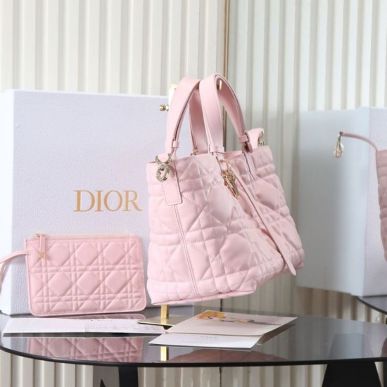 Replica Borse Dior Toujours media M2821 rosa Imitazioni Replica perfette Borse Dior Toujours media M2821 rosa