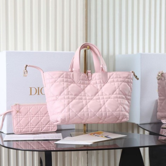 Replica Borse Dior Toujours media M2821 rosa Imitazioni Replica perfette Borse Dior Toujours media M2821 rosa
