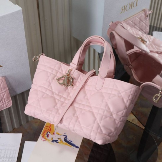 Replica Borse Dior Toujours media M2821 rosa Imitazioni Replica perfette Borse Dior Toujours media M2821 rosa