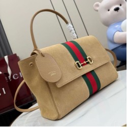 Borsa a mano media Gucci Paparazzo 875018 scamosciata albicocca Borsa a mano media Gucci Paparazzo 875018 scamosciata albicocca