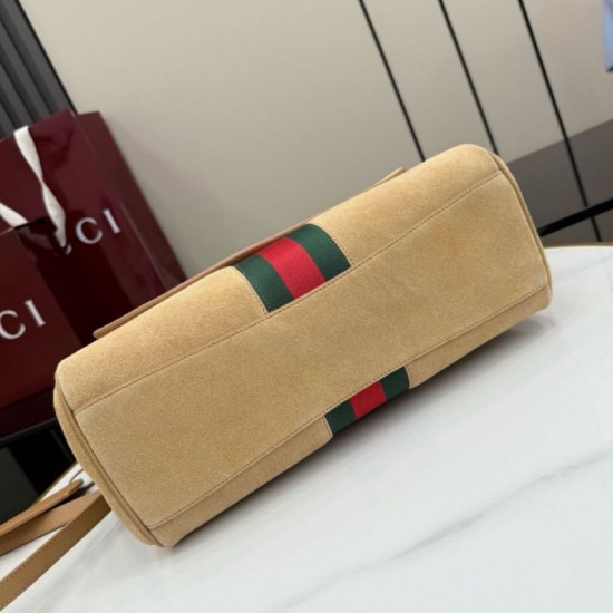 Replica Borsa a mano media Gucci Paparazzo 875018 scamosciata albicocca Imitazioni Replica perfette Borsa a mano media Gucci Paparazzo 875018 scamosciata albicocca