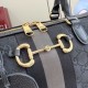 Replica Borsa a bauletto grande Gucci 866734 Nero Imitazioni Replica perfette Borsa a bauletto grande Gucci 866734 Nero