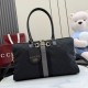 Replica Borsa a bauletto grande Gucci 866734 Nero Imitazioni Replica perfette Borsa a bauletto grande Gucci 866734 Nero