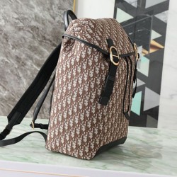 Replica Zaino Dior Jett Oblique Da Uomo Marrone Imitazioni Replica perfette Zaino Dior Jett Oblique Da Uomo Marrone