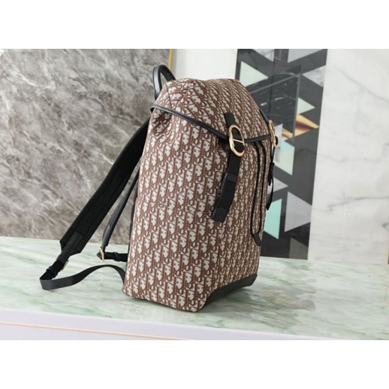 Replica Zaino Dior Jett Oblique Da Uomo Marrone Imitazioni Replica perfette Zaino Dior Jett Oblique Da Uomo Marrone
