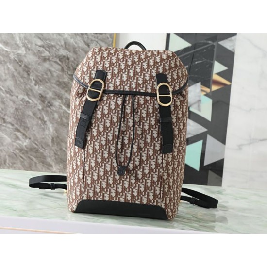 Replica Zaino Dior Jett Oblique Da Uomo Marrone Imitazioni Replica perfette Zaino Dior Jett Oblique Da Uomo Marrone