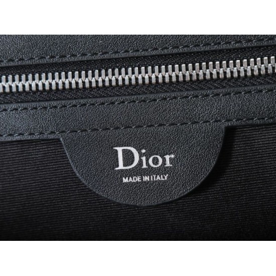 Replica Borsa a tracolla Dior Jett Flap Oblique Nero Imitazioni Replica perfette Borsa a tracolla Dior Jett Flap Oblique Nero