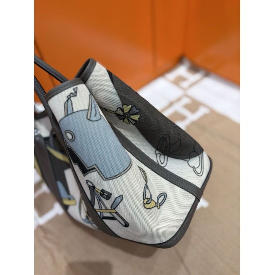 Replica Perfetta Hermes Garden Party Edizione limitata con design Garden Graffiti 30/36 Imitazioni Replica perfette Perfetta Hermes Garden Party Edizione limitata con design Garden Graffiti 30/36