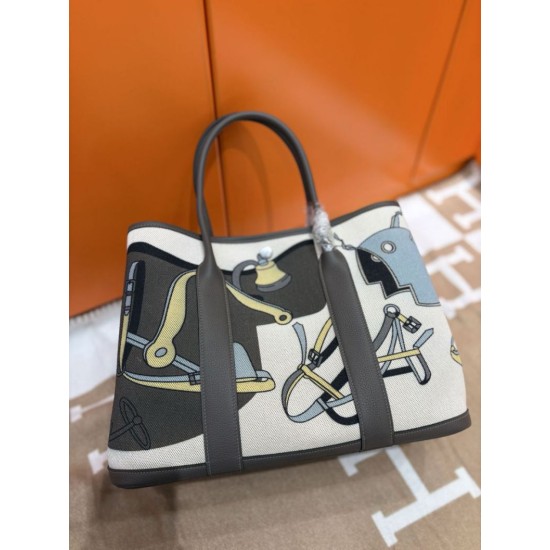 Replica Perfetta Hermes Garden Party Edizione limitata con design Garden Graffiti 30/36 Imitazioni Replica perfette Perfetta Hermes Garden Party Edizione limitata con design Garden Graffiti 30/36