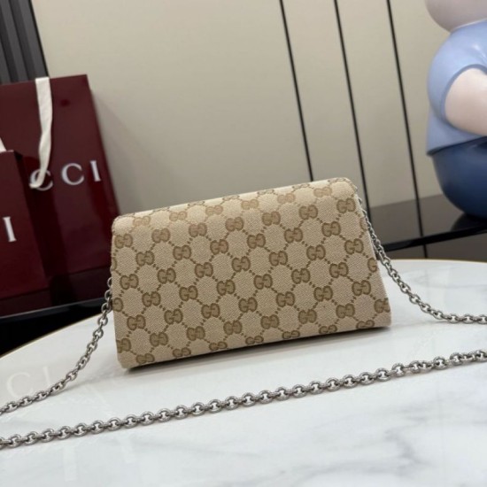 Replica Borsa a tracolla Gucci Dionysus 876531 tela GG marrone Imitazioni Replica perfette Borsa a tracolla Gucci Dionysus 876531 tela GG marrone