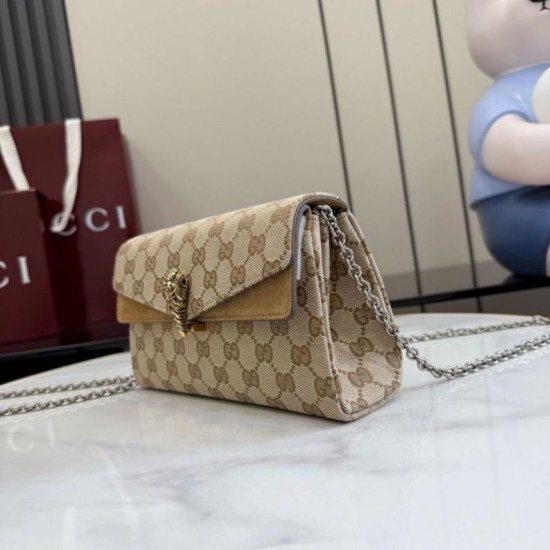 Replica Borsa a tracolla Gucci Dionysus 876531 tela GG marrone Imitazioni Replica perfette Borsa a tracolla Gucci Dionysus 876531 tela GG marrone