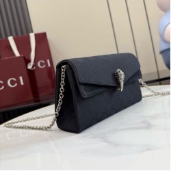 Replica Borsa 1:1 a tracolla Gucci Dionysus 876531 tela GG Nero Imitazioni Replica perfette Borsa 1:1 a tracolla Gucci Dionysus 876531 tela GG Nero