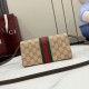Replica Pochette piccola Gucci con tracolla A002KM tela GG marrone Imitazioni Replica perfette Pochette piccola Gucci con tracolla A002KM tela GG marrone