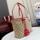 Replica Borsa 1:1 tote piccola Gucci Tribeca tela rossa 25cm Imitazioni Replica perfette Borsa 1:1 tote piccola Gucci Tribeca tela rossa 25cm