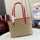 Replica Borsa 1:1 tote piccola Gucci Tribeca tela rossa 25cm Imitazioni Replica perfette Borsa 1:1 tote piccola Gucci Tribeca tela rossa 25cm