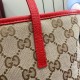 Replica Borsa 1:1 tote piccola Gucci Tribeca tela rossa 25cm Imitazioni Replica perfette Borsa 1:1 tote piccola Gucci Tribeca tela rossa 25cm