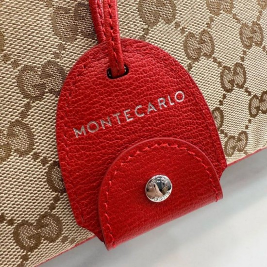 Replica Borsa 1:1 tote piccola Gucci Tribeca tela rossa 25cm Imitazioni Replica perfette Borsa 1:1 tote piccola Gucci Tribeca tela rossa 25cm