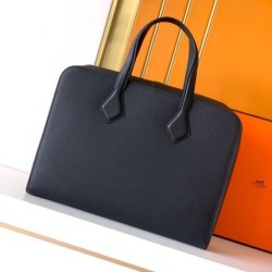 Replica Valigetta da lavoro Hermes Elephant Nero Imitazioni Replica perfette Valigetta da lavoro Hermes Elephant Nero