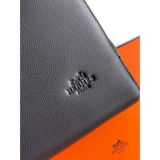 Replica Valigetta da lavoro Hermes Elephant Nero Imitazioni Replica perfette Valigetta da lavoro Hermes Elephant Nero