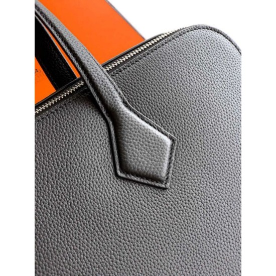 Replica Valigetta da lavoro Hermes Elephant Nero Imitazioni Replica perfette Valigetta da lavoro Hermes Elephant Nero